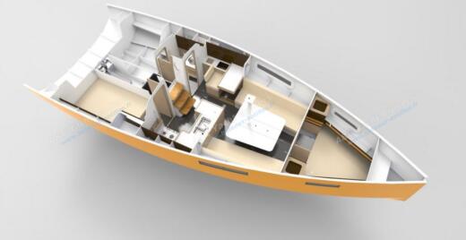Sailboat RM 1070+ Plan du bateau