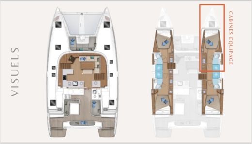Catamaran Lagoon Lagoon 46 Boat design plan