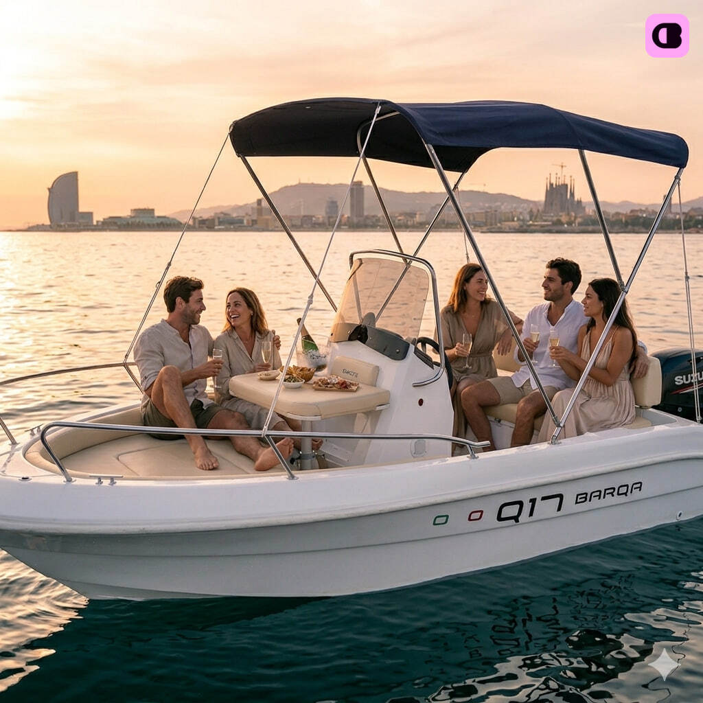 Bateau sans permis Barqa Q17 15cv 5