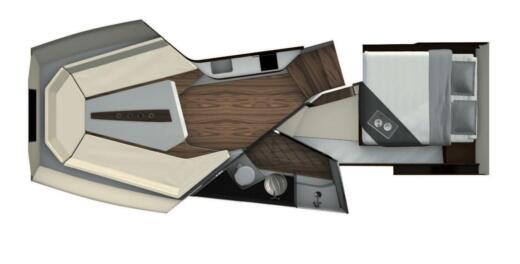 Motorboat FRAUSCHER 1414 DEMON AIR Planta da embarcação