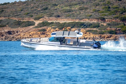 Hire Motorboat Axopar 36ST Sun Top Paros