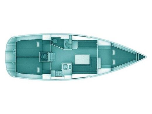 Sailboat BAVARIA Bavaria 36 Boat layout