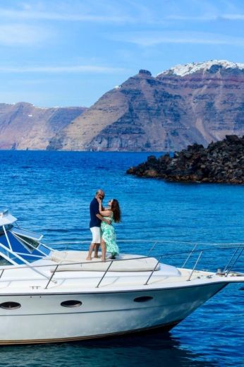 Motorboat Tiara 33 Plattegrond van de boot