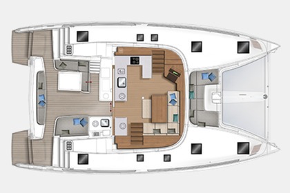 Seven Seas-Weekly Crewed Charter Cruise with Lagoon 46F