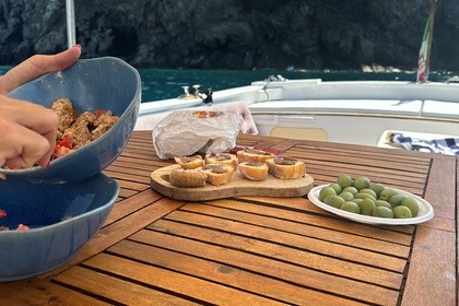 comfortable, simple, typical Amalfi coast boat