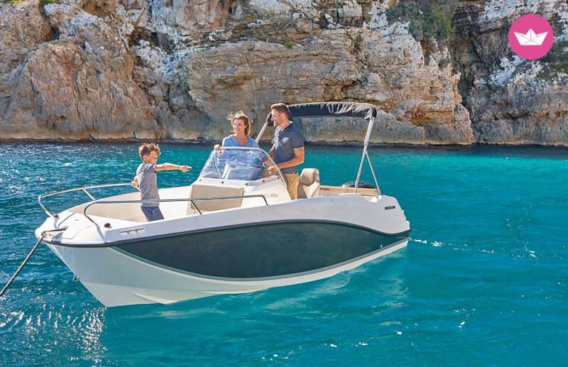 Bateau à moteur QUICKSILVER 555 open 555 100cv 2