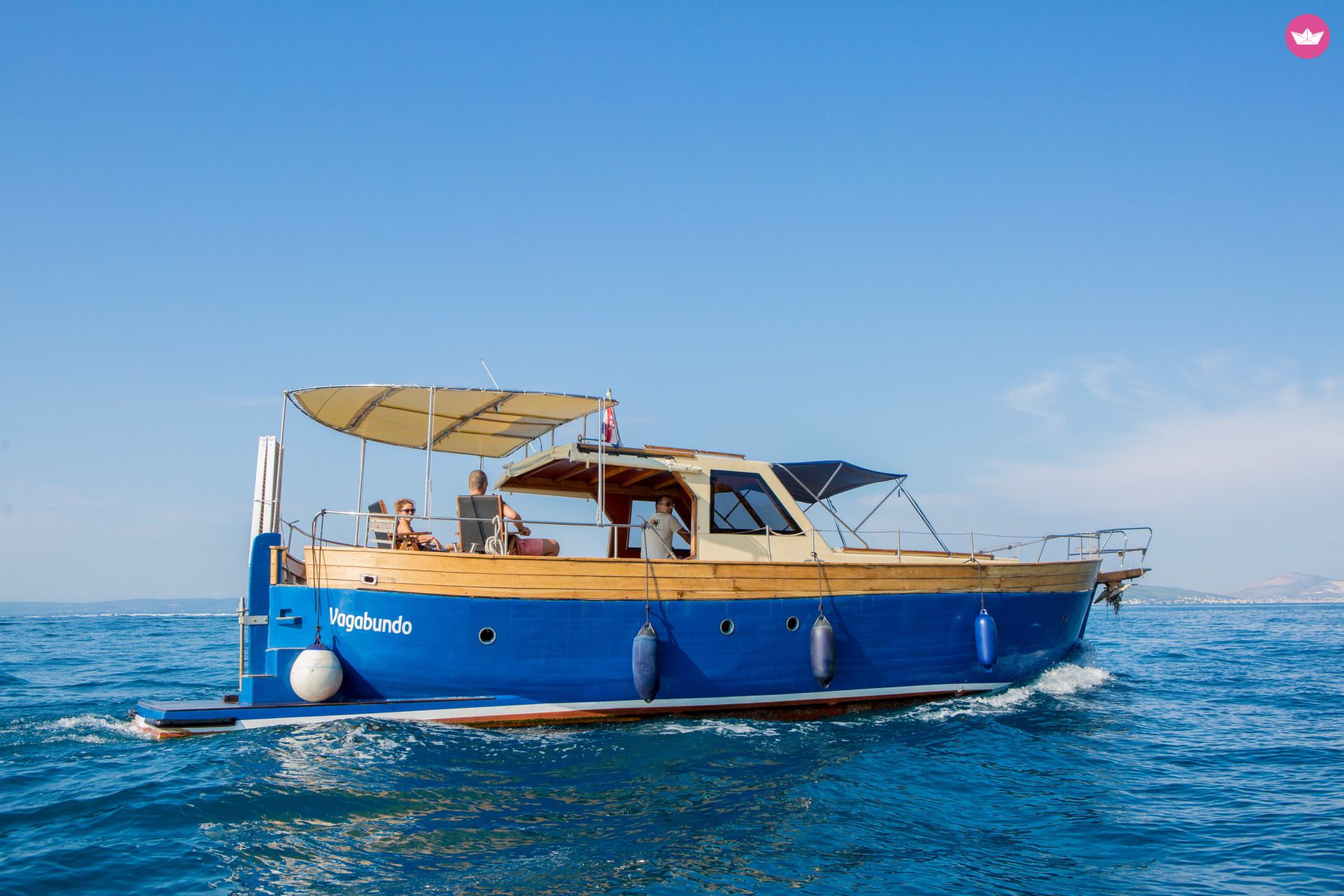 Charter Motorboat Traitional Croatian Boat Leut Vagabundo Split