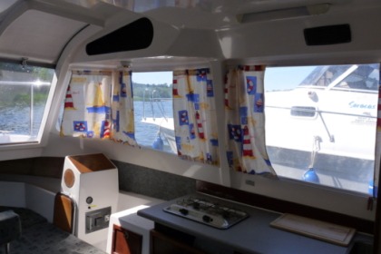 Houseboat of 8.00 meters for rent in Himmelpfort