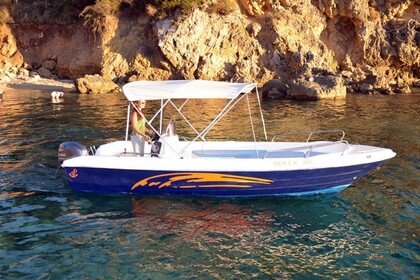 Rental Boat without license  Poseidon 550 Corfu