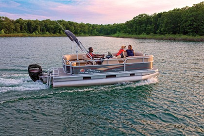 Partyboat river cruiser for 9 people