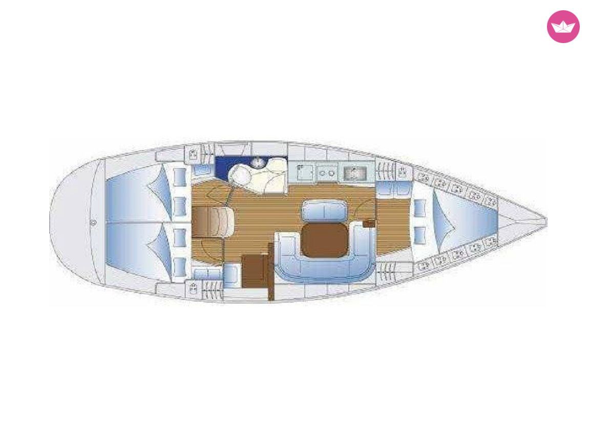 Voilier Bavaria 38 Cruiser 12m 3