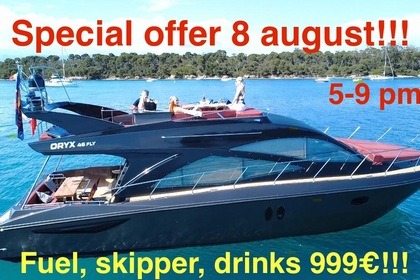 Location Bateau à moteur Gulf Craft Oryx 46 Fly Cannes