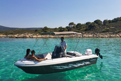 Rental Boat without license  Marinco Elite 53cc Vourvourou