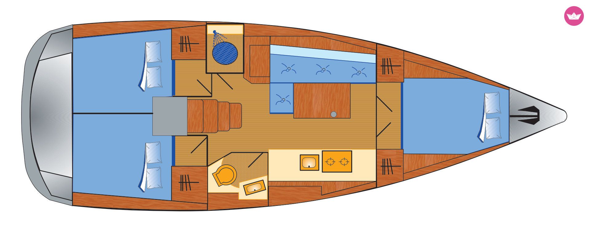 Charter Oceanis 38.1