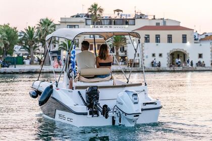 Miete Boot ohne Führerschein  Tohatsu 165cc Rethymno