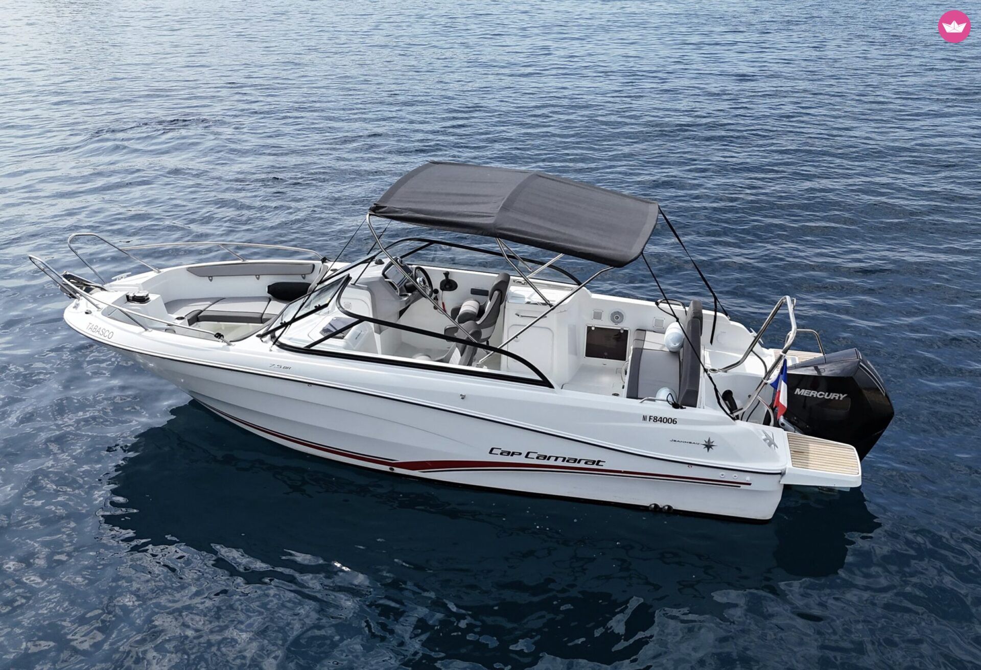 Bateau à moteur Jeanneau Cap Camarat 7.5 BR 225cv