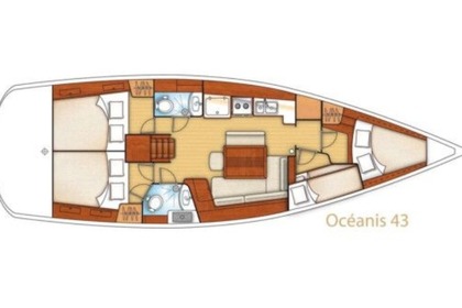 Noleggio Barca a vela Beneteau Oceanis 43 San Vincenzo