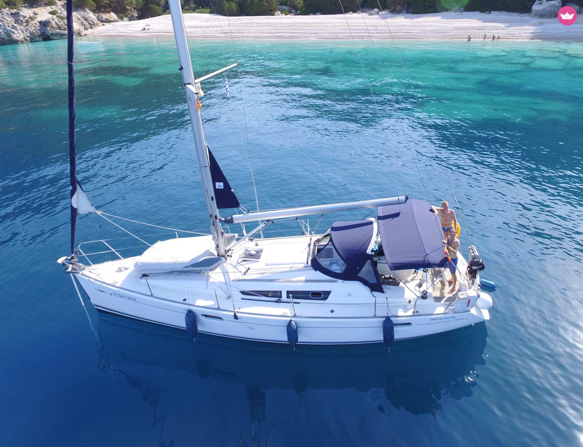 Charter sailboat in Barcelona  