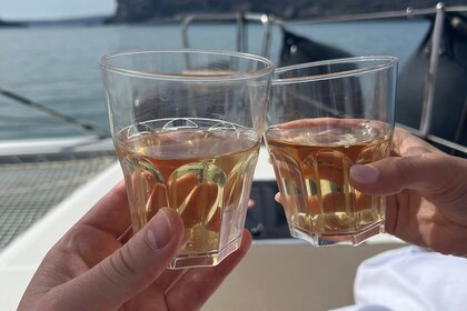 Caldera - Private Daily Catamaran Sailing Cruises around Athens with BBQ , Open Bar & Transfer