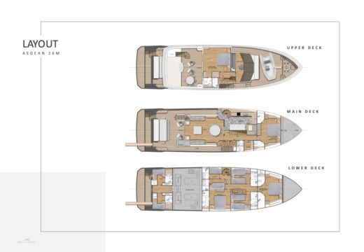 Motorboat Aegean Custom Boat layout