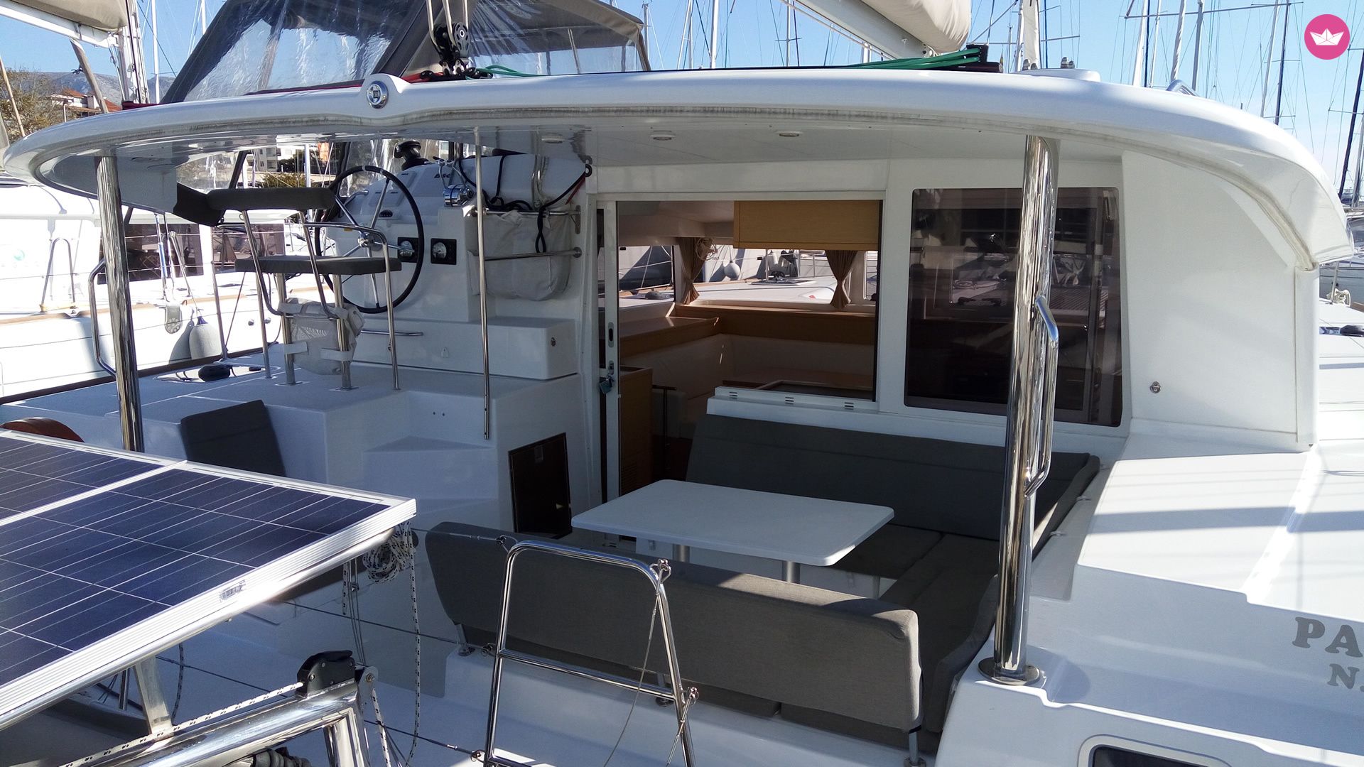 Charter catamaran in Athens  