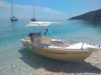 Charter Motorboat Golden Man 480 Kefalonia