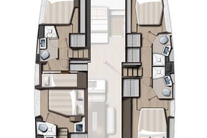 Location Catamaran Catana Group Bali 4.6 - 5 + 1 cab. Alimos