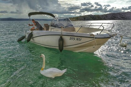 Rental Motorboat Quicksilver Activ 675 Open Jasenice, Zadar County