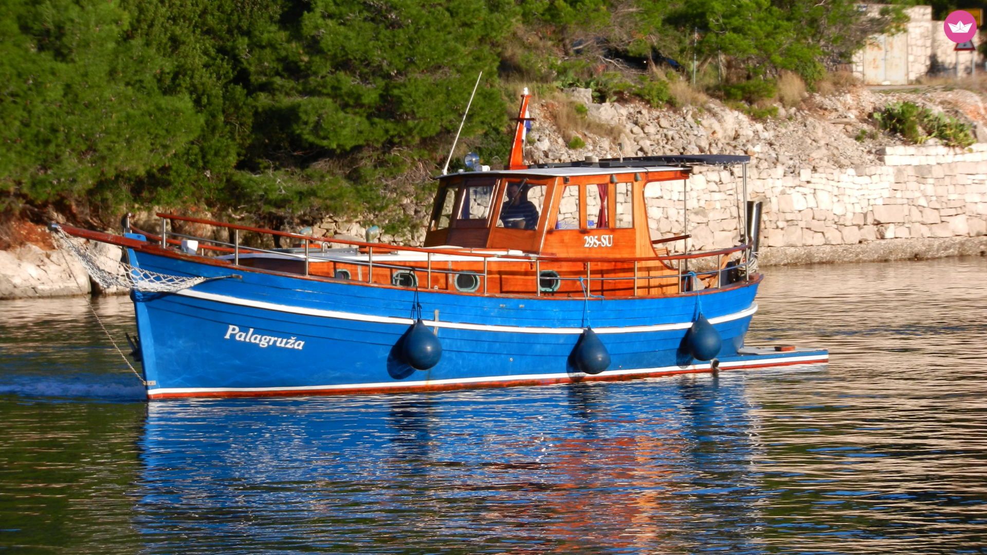 Traditional Croatian Boat Leut Palagruža in Split  