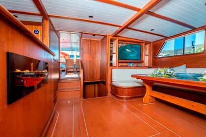 Luxury Gulet With A Flybridge Lounge