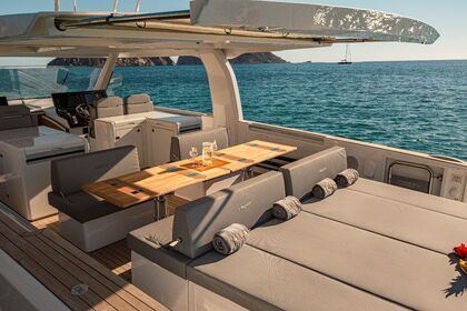 Fjord 53 CALEA - 12 personas - Ibiza Formentera con el barco con más sombra de toda la isla