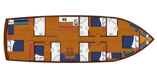 Sailboat  Gulet 35m / 115ft boat plan