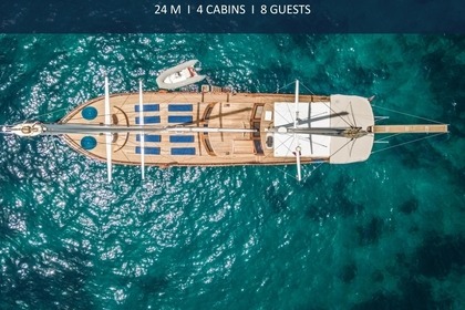 24m Deluxe Gulet 4 cabins Luxury Blue Cruise Experience