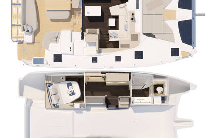 Miete Katamaran Fountaine Pajot Fountaine Pajot New 41 Maesto 3  Can Pastilla
