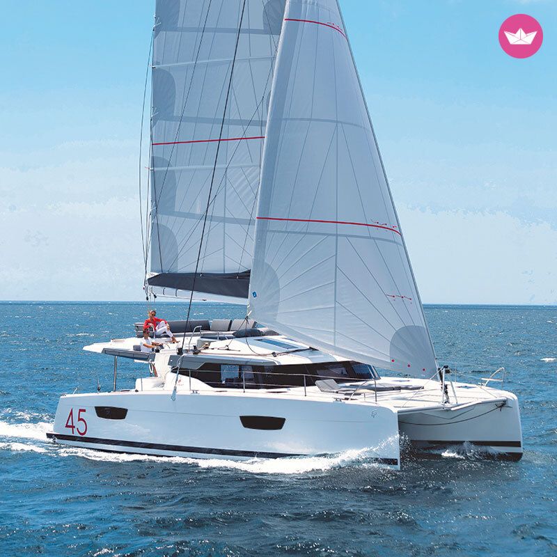 Catamaran ELBA 45 (1 MASTER + 2 CAB + 1 / 3 SDB) 13m