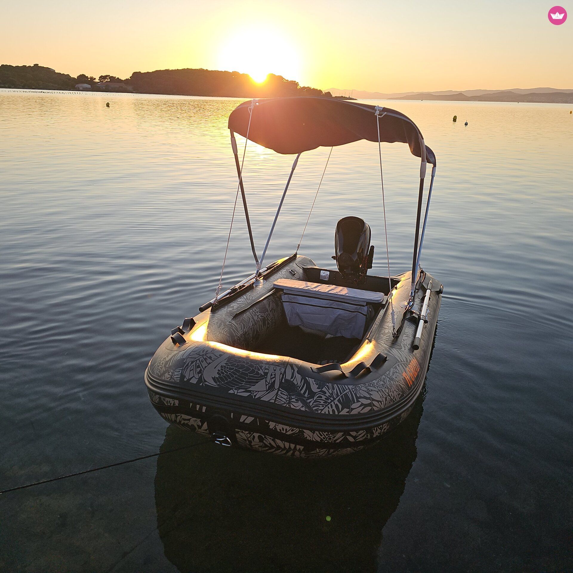 Bateau sans permis  Océan skull Ryb-300 jungle or 6cv