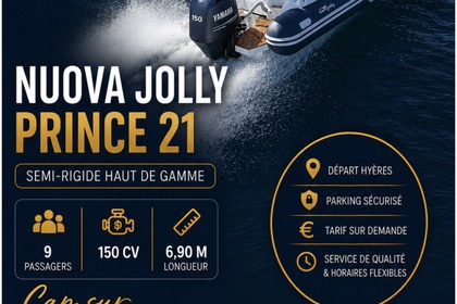 Hyra båt RIB-båt Nuova Jolly Prince 21 Hyères
