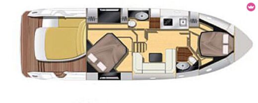 Motorboat **Tout Inclus - Skipper - 1H Carburant ** SESSA boat plan