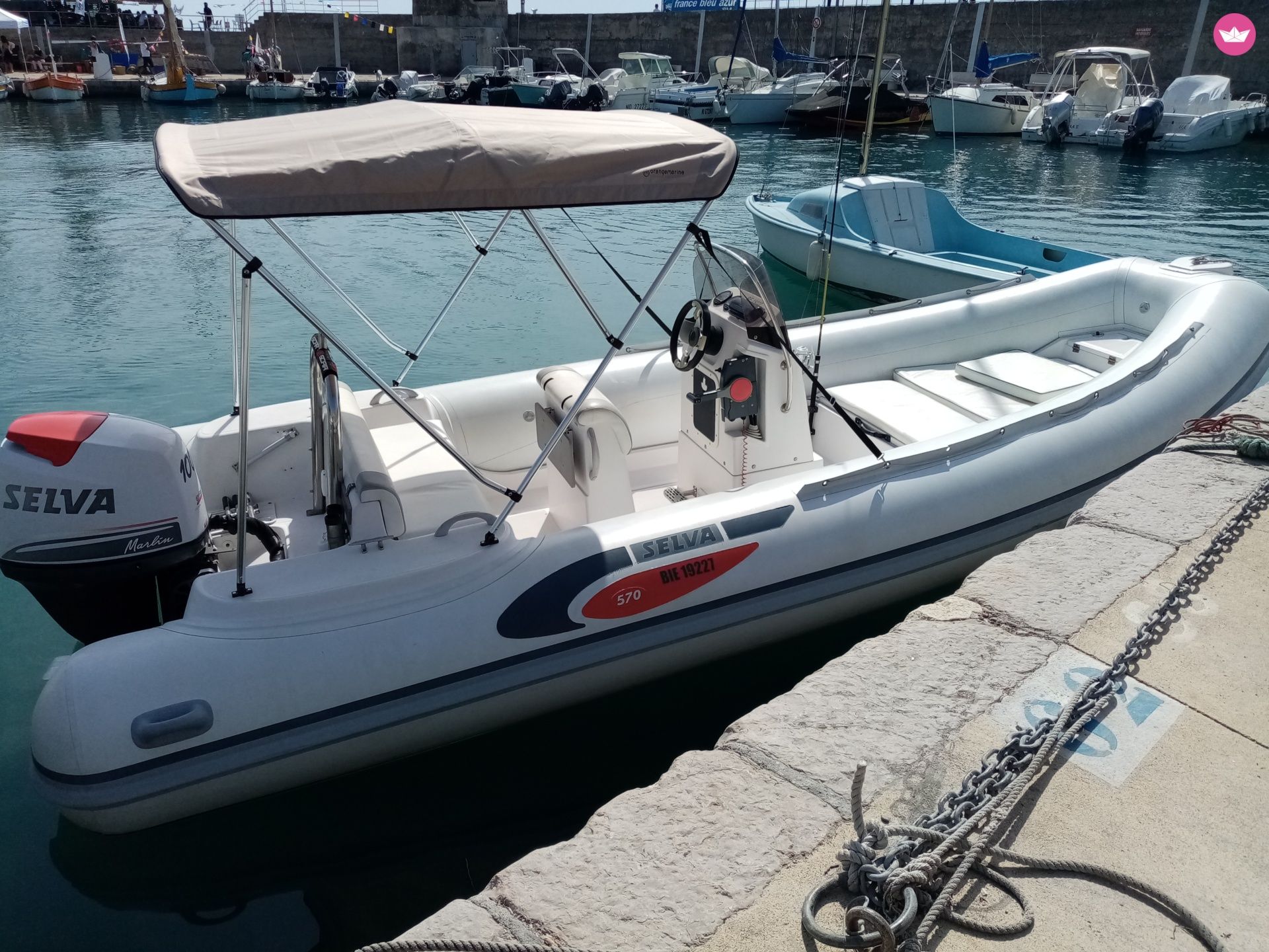 Semi-rigide Yamaha Selva 570D de particuliers et professionnels