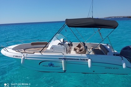 Miete Motorboot Pacific Craft 670 OPEN Menorca
