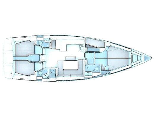 Sailboat BAVARIA 51 CRUISER Boat design plan