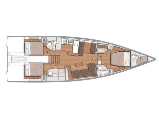 Sailboat  First 53 boat plan