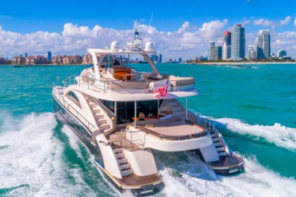 Hire Motor yacht 62' PowerCat MOST POPULAR RENTAL IN MIAMI! Miami