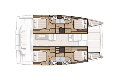 Hyra båt Katamaran  Bali 4.4 Aten