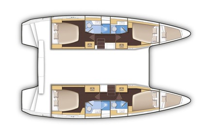 Location Catamaran Lagoon-Bénéteau Lagoon 42 - 4 + 2 cab. Alimos