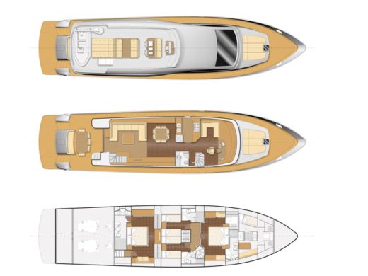 Motor Yacht Amer Amer 86 Boat layout