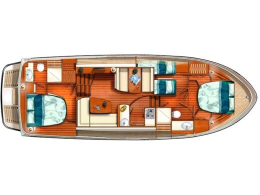 Motor Yacht  Linssen GS 40.9 AC Boot Grundriss