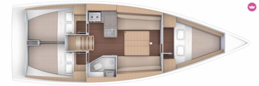 Sailboat Dufour Dufour 360 Grand Large Boat design plan