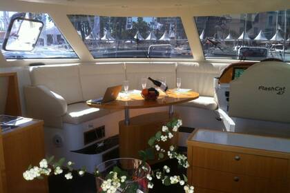 Fun, sea and relax in a luxury motor Catamaran. Med & Island living