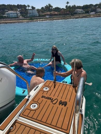 Denia Motorboat AQUILA 32 SPORT CATAMARAN alt tag text